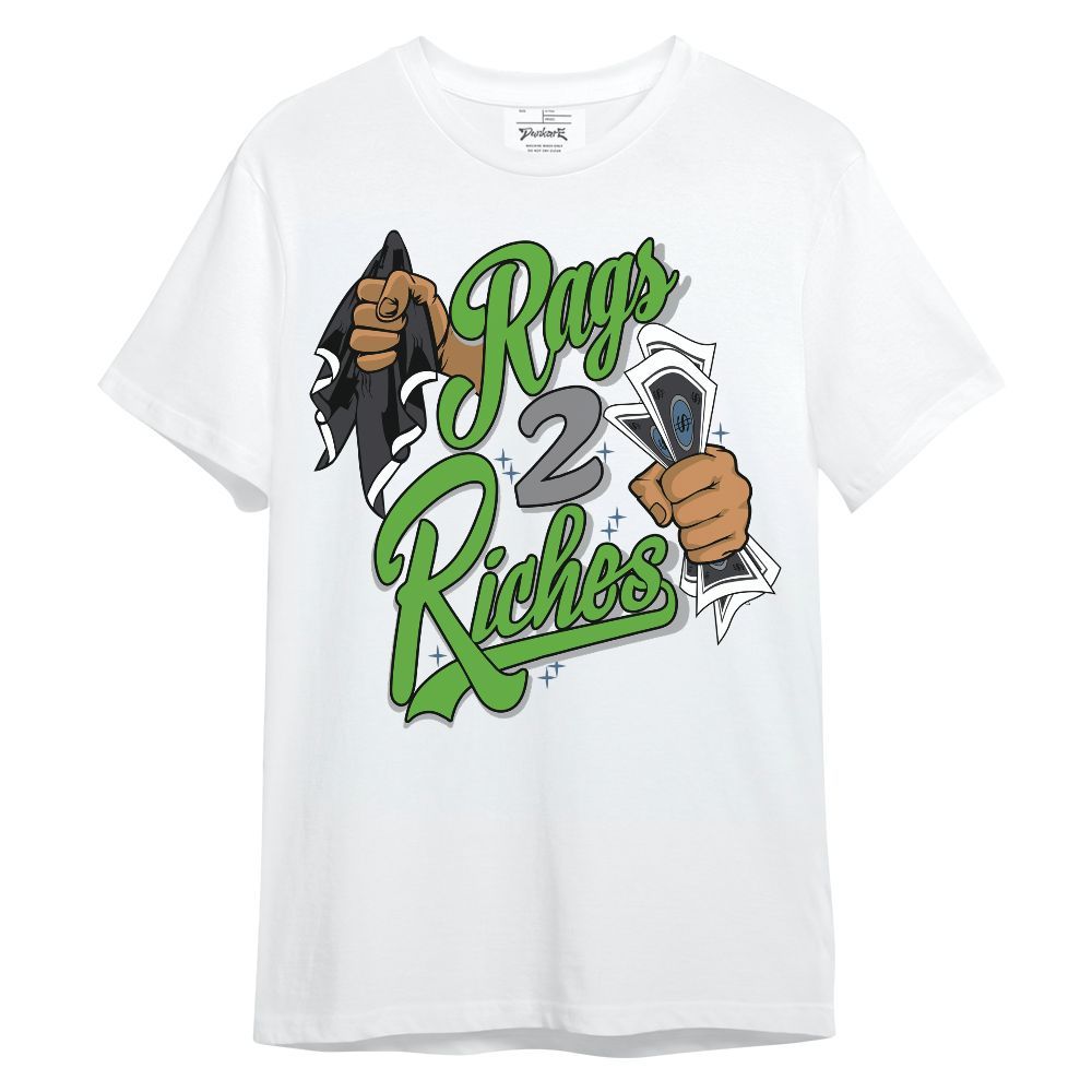 Shirt To Match Retro Green Bean 5s - Rag 2 Riches Unisex Shirt