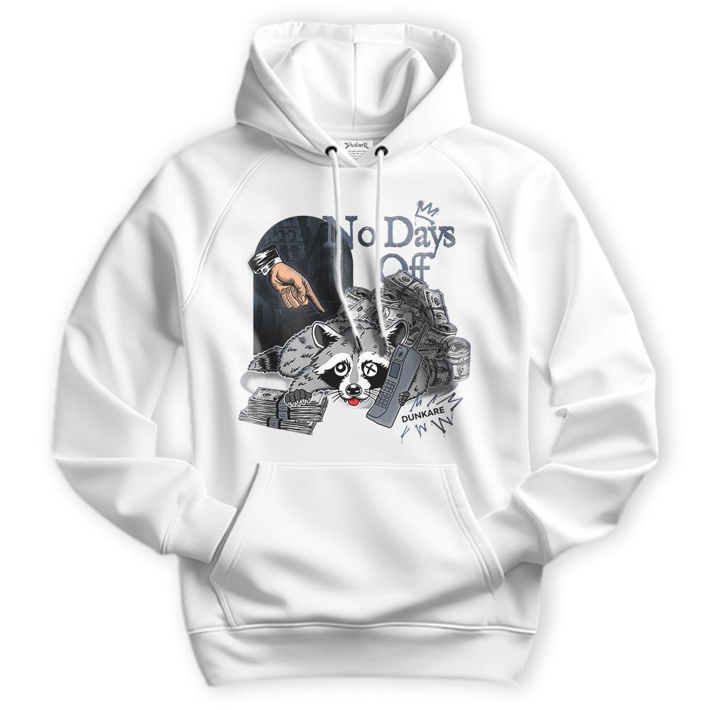 Sweatshirt To Match Low Diffused Blue 11s Hoodie - No Days Off Raccoon Hoodie Unisex