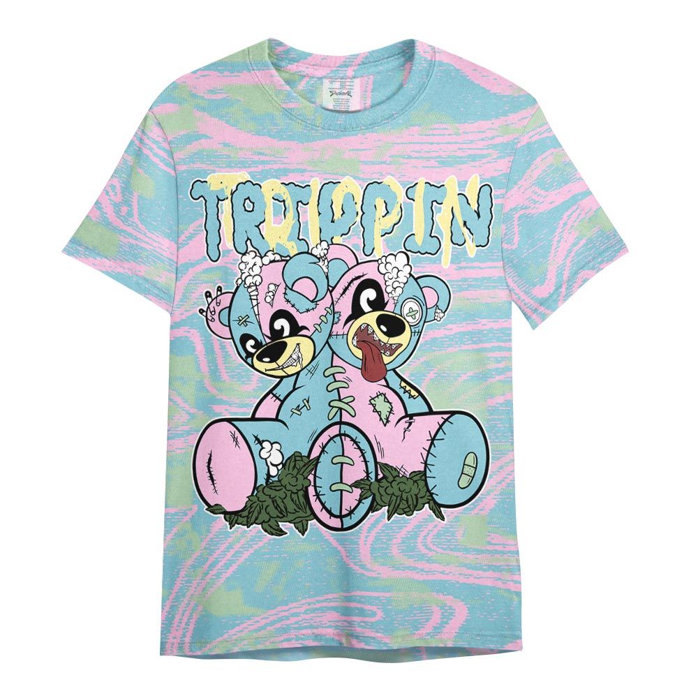 Shirt To Match SB Dunk Low Visty - Trippin Bear Blurry Graphic Shirt Unisex