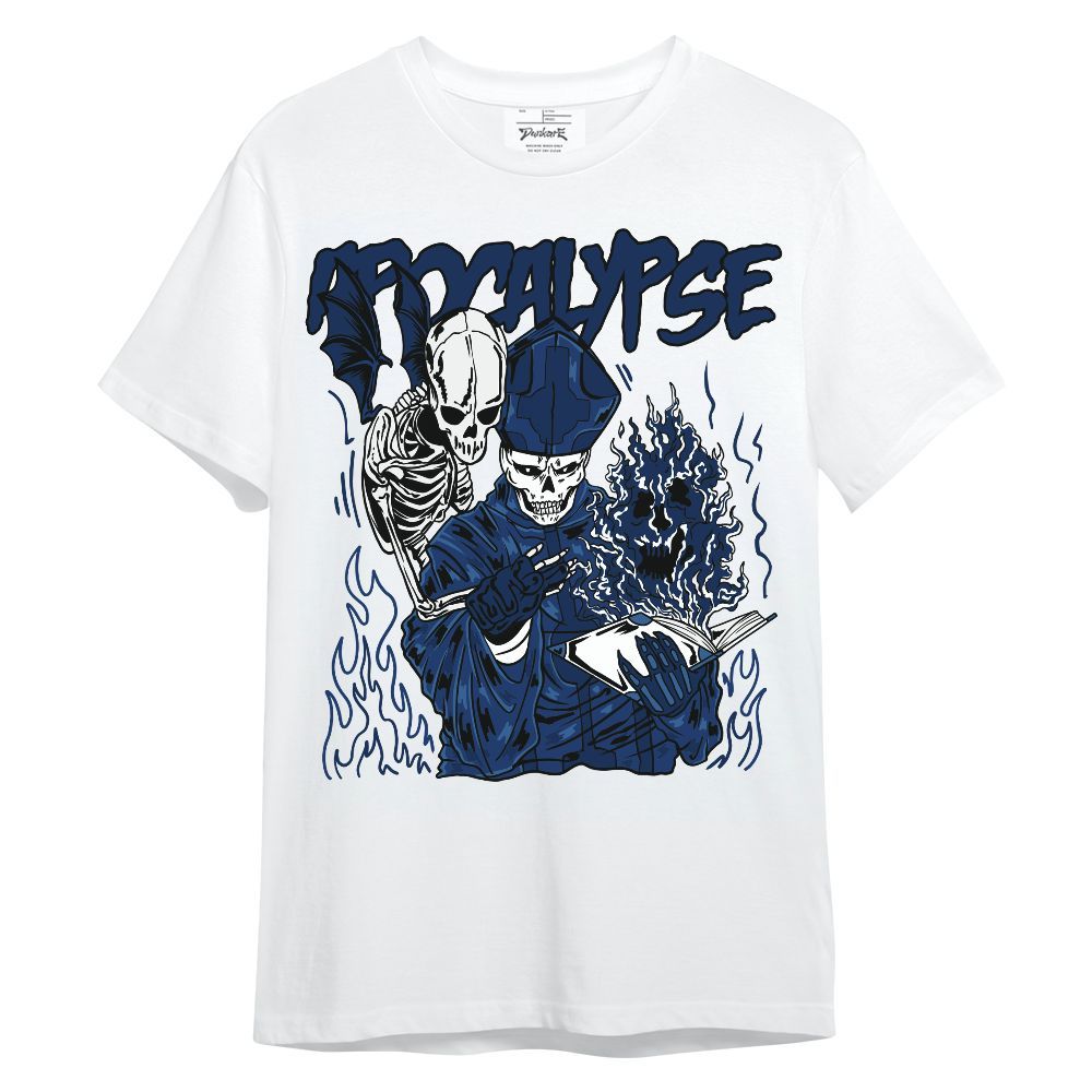 Shirt To Match High OG Deep Royal Blue 1s - Apocalypse Skeleton Unisex Shirt