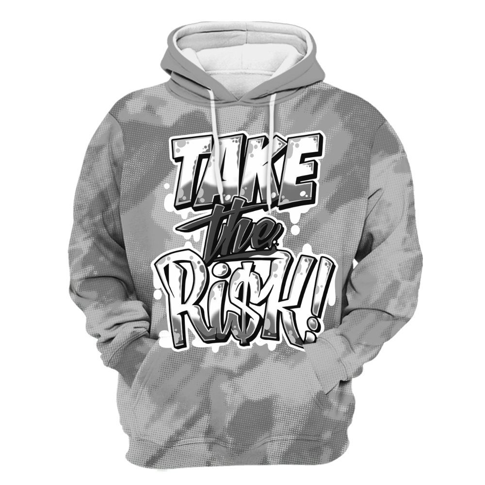 Hoodie To Match Black Wolf Grey 12s - Take Risks Abstract