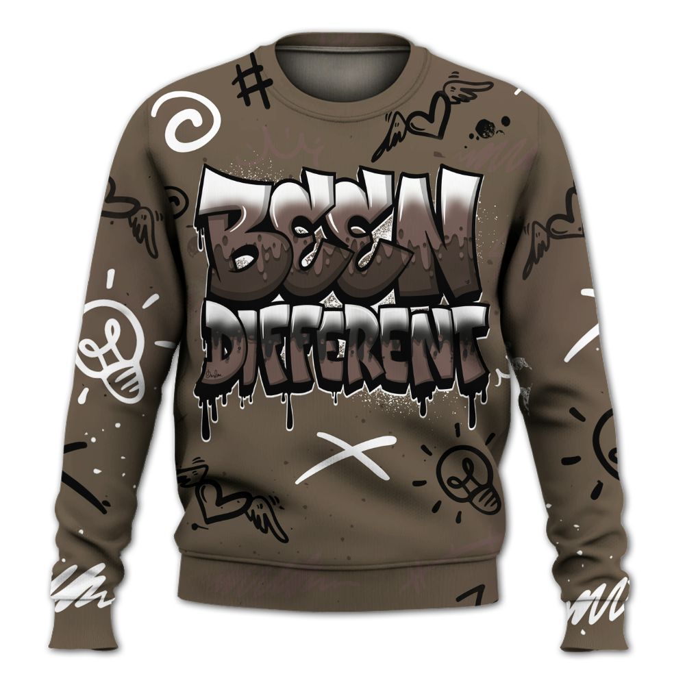 Sweatshirt To Match AMM Dark Mocha 4s - Drip Been Di2ferent All Over Print