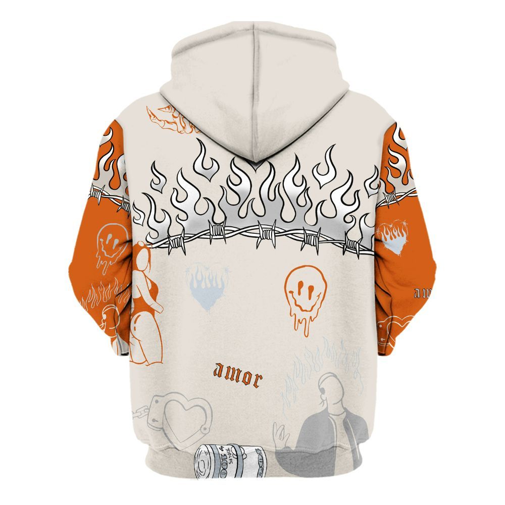 Hoodie To Match SE Craft 5s - Snake Trust No One All Over Print