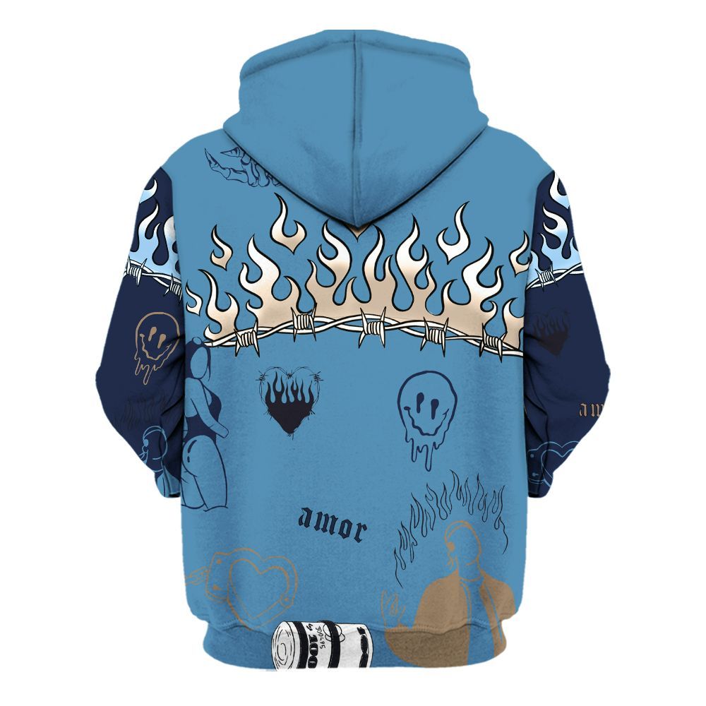 Hoodie To Match Air Force 1 Stash - Snake Trust No One All Over Print