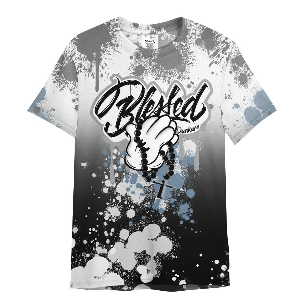 Shirt To Match Black Chrome 6s - God Blessed Ink Drip All Over Print