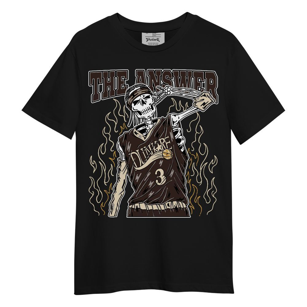 Shirt To Match 2025 Retro Earth 5s Shirt - Allen The Answer Skeleton Graphic