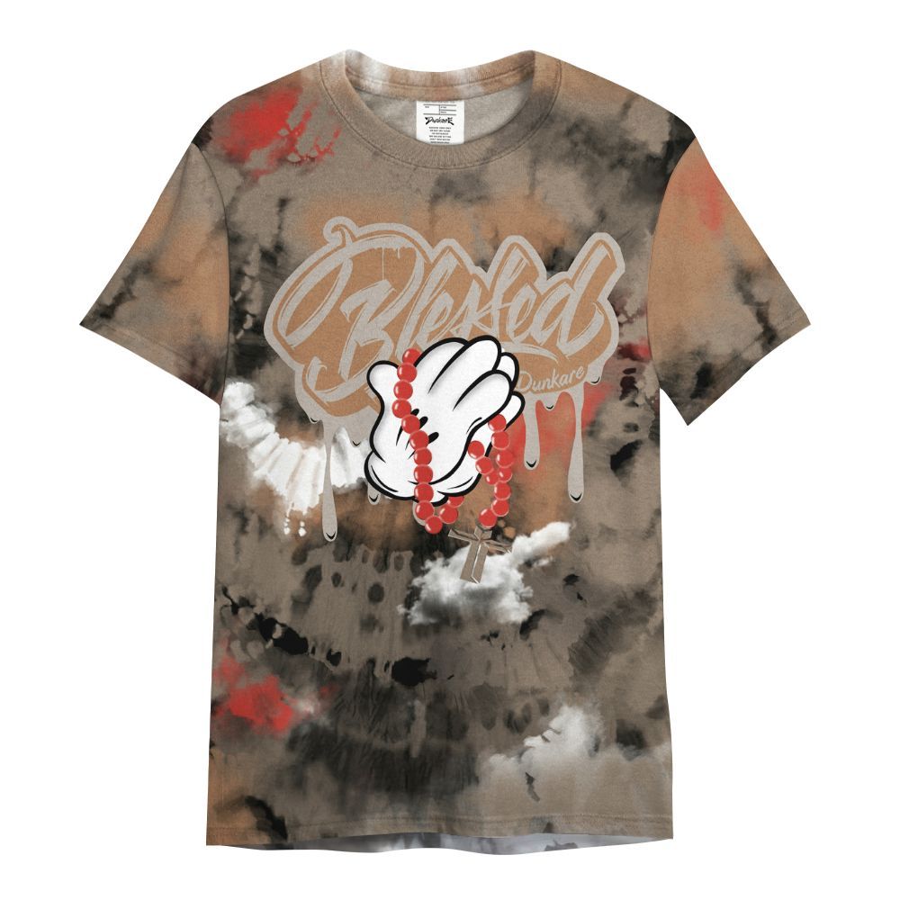 Shirt To Match Air Max Rocky Distressed - God Blessed Tie Dye All Over Print