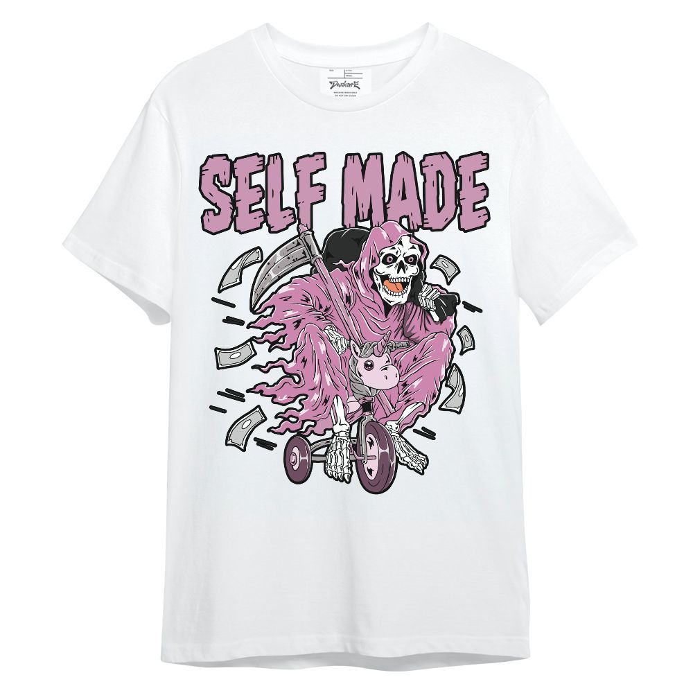 Shirt To Match Neutral Grey Black White Orchid 4s - Self Make Skeleton Unisex Shirt