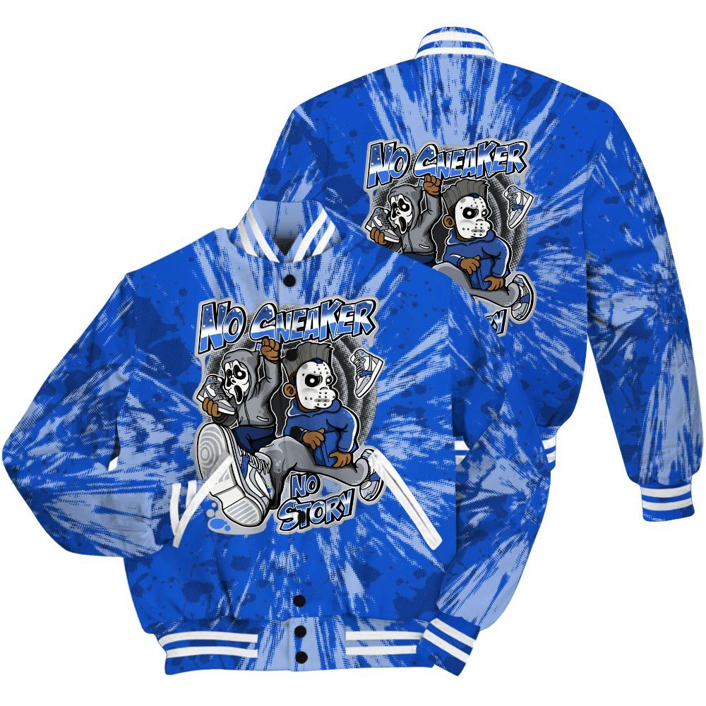 Varsity Jacket To Match Air Foamposite One Royal Shirt - Sneakers Make Story Graphic Luxury All Over Print