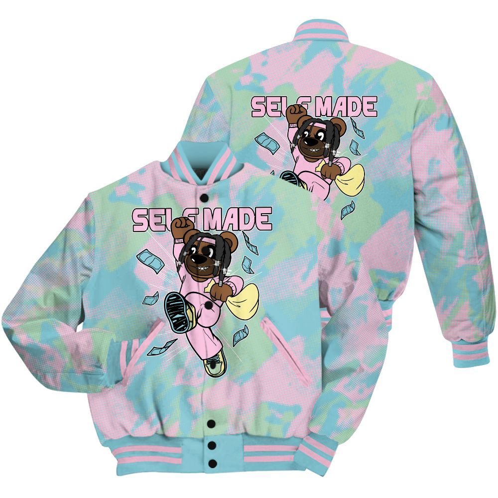 Varsity Jacket To Match SB Dunk Low Visty Shirt - Autonomous Bear Abstract Halftone All Over Print