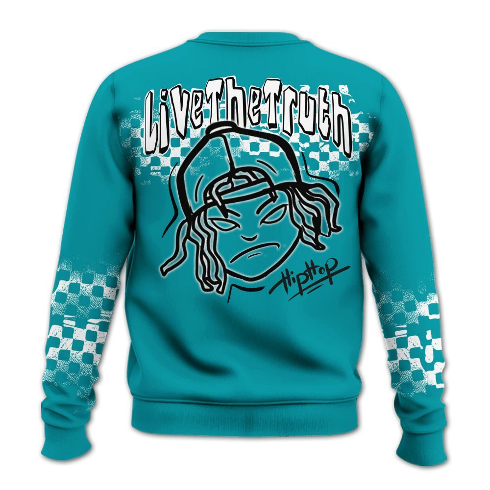 Sweatshirt To Match Air Griffey Max Aquamarine 1s - Feel Life Street Style All Over Print