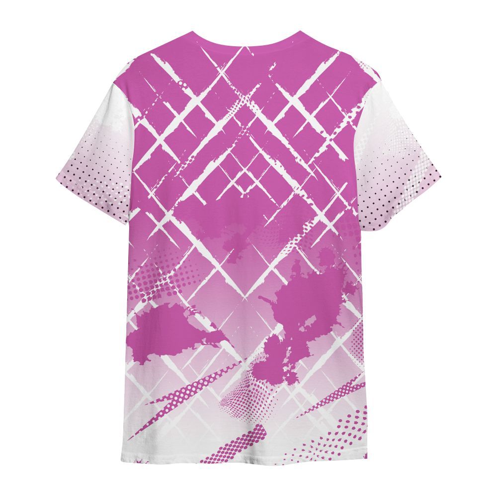 Shirt To Match Hyper Violet 4s - Halftone Stand Business Dripping All Over Print