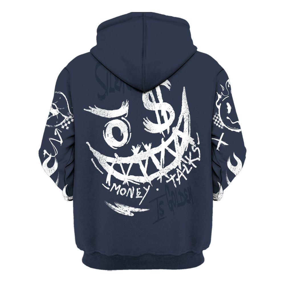 Hoodie To Match Retro Obsidian 13s - Mouth Burning Street Style All Over Print