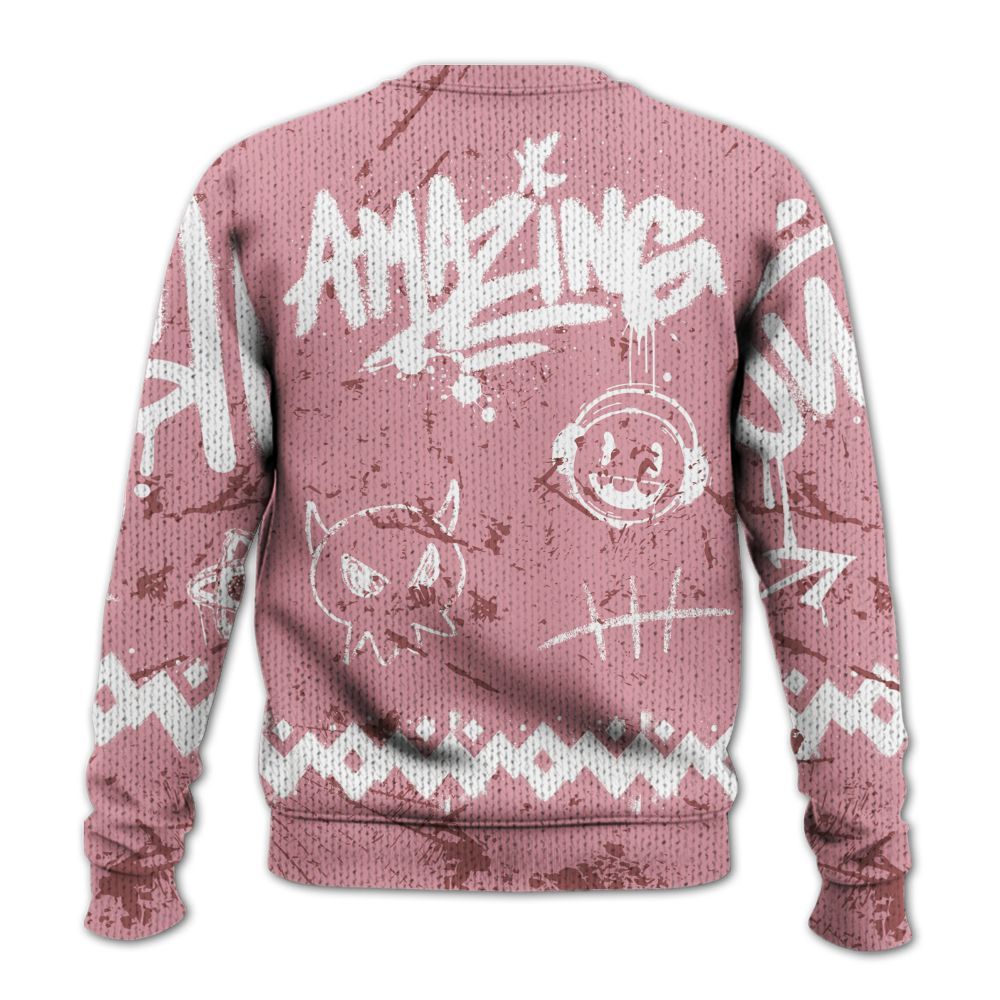 Knitted Sweater To Match Doernbecher 6s - Friday Sneaker Crayon