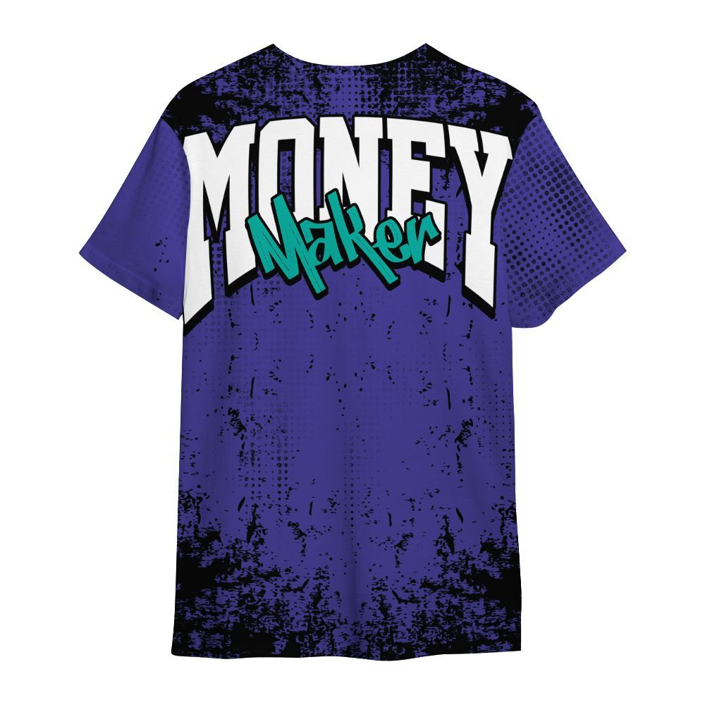 Shirt To Match Retro Grape 5s - Move In Silence Money Retro All Over Print