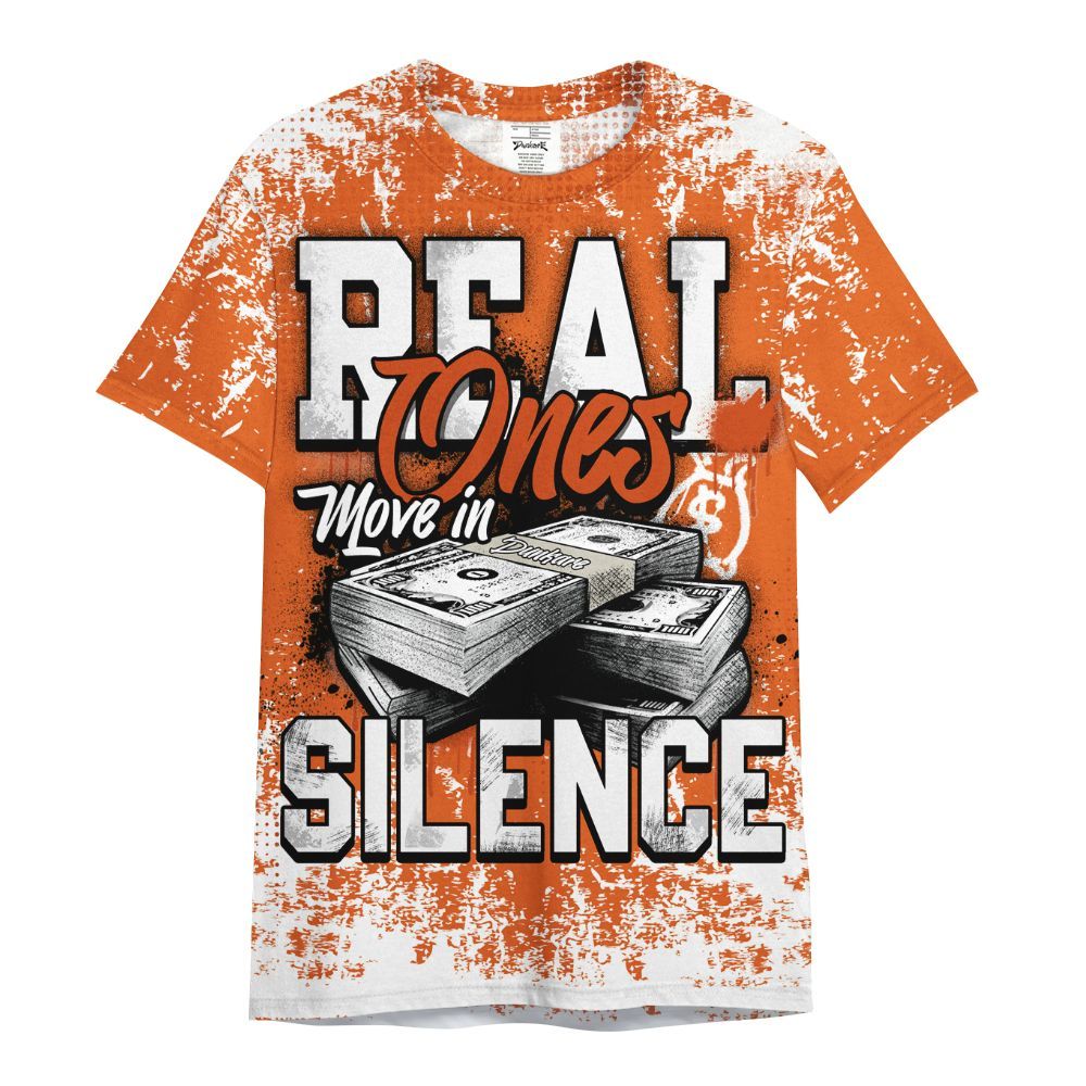 Shirt To Match High OG Starfish 1s - Move In Silence Money Street Retro All Over Print