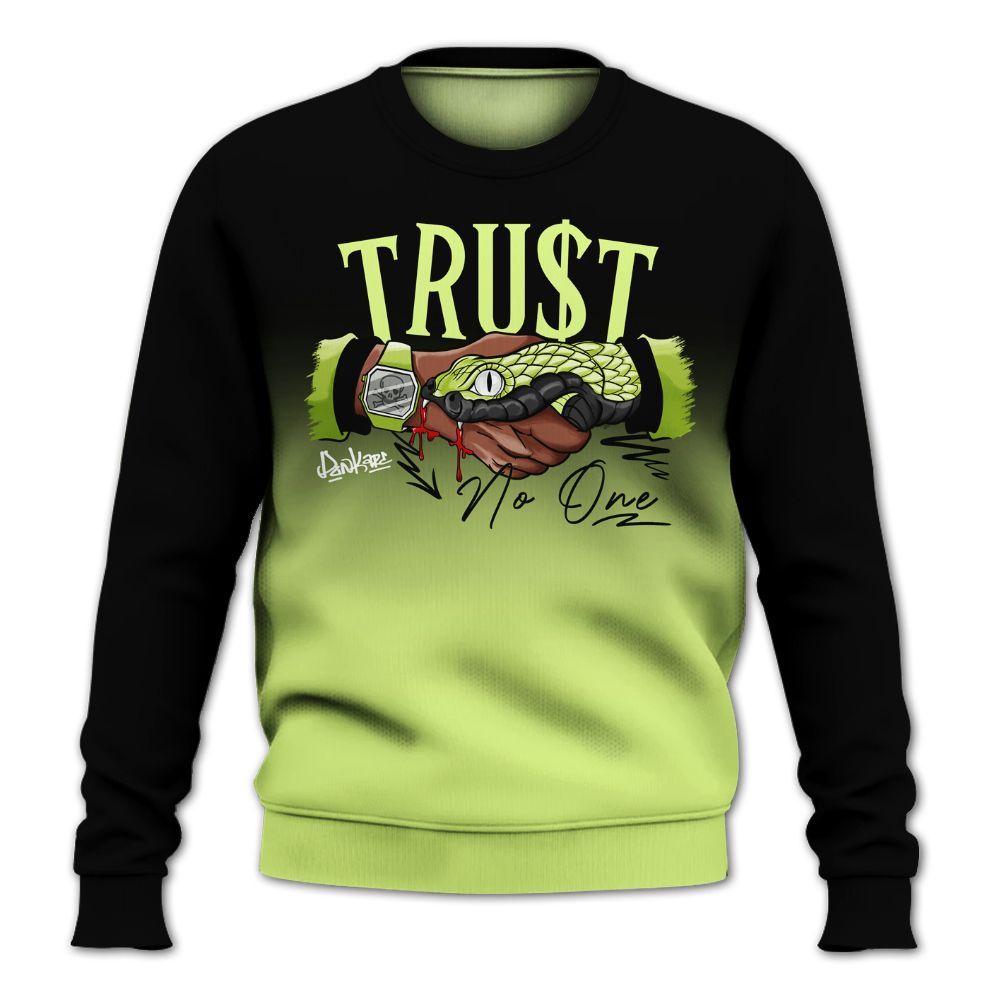 Sweatshirt To Match Air Max SNDR Volt - Snake Trust No One Drip All Over Print