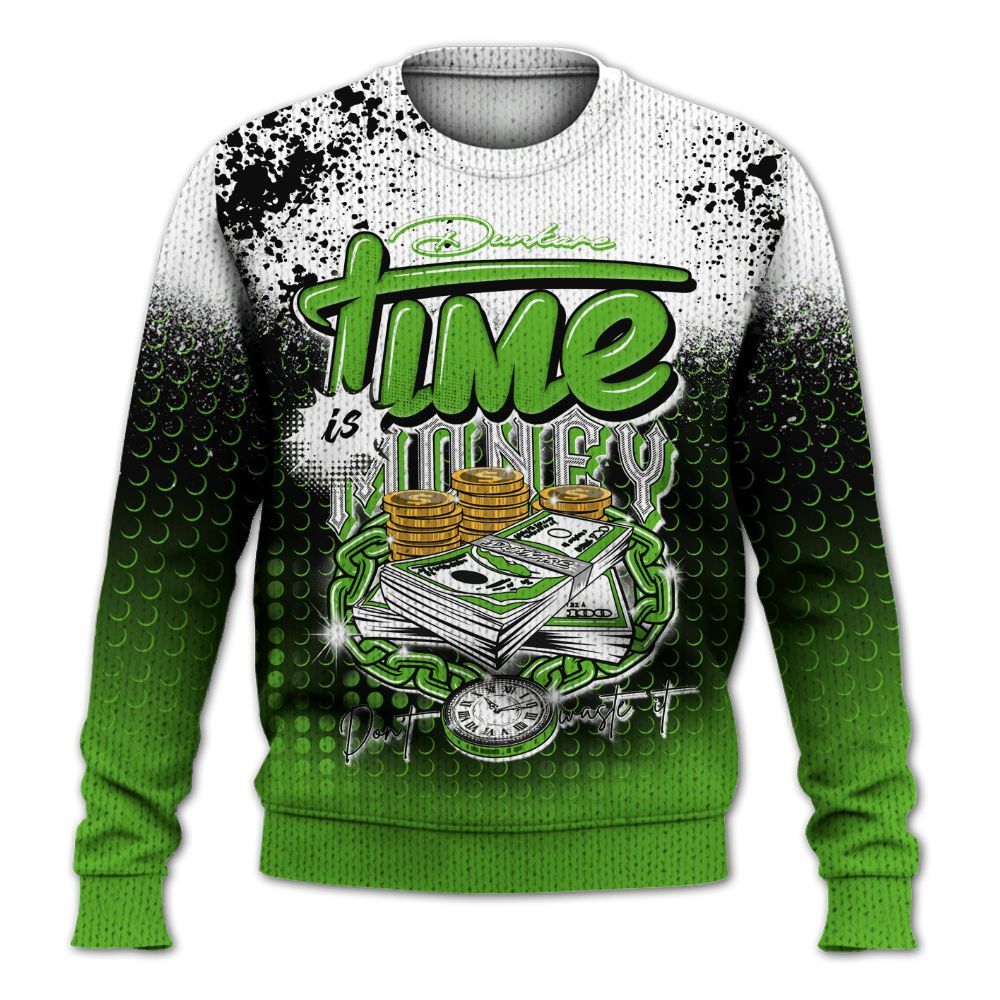 Knitted Sweater To Match Air Foamposite One Volt - Halftone Time Is Money