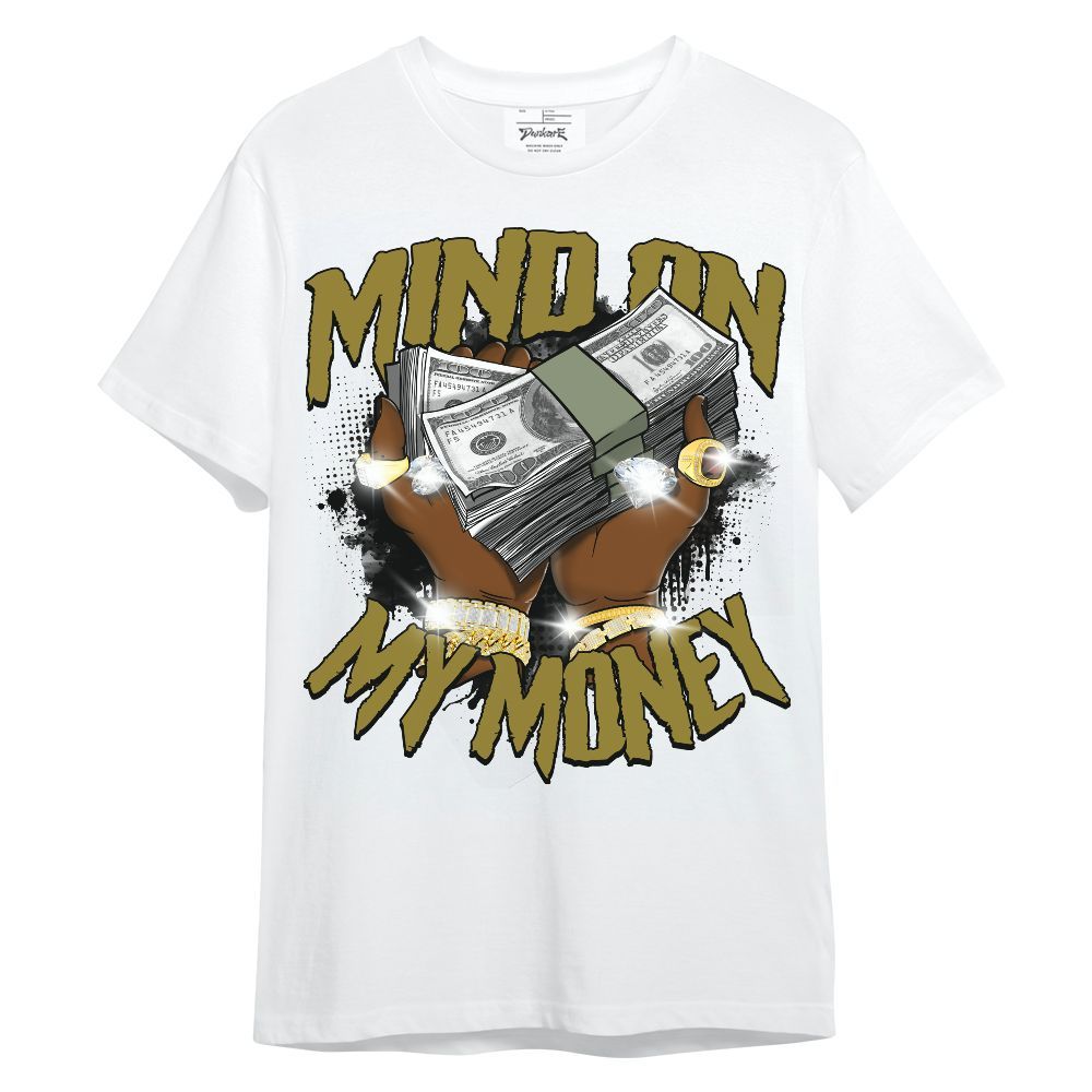 Shirt To Match Air Flightposite Metallic Gold - Mind On My Money Graphic Unisex Shirt