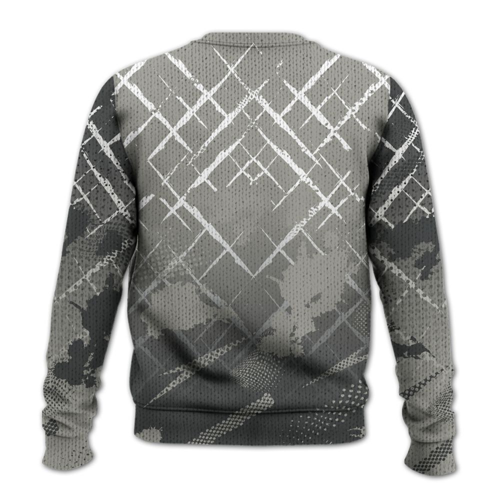 Knitted Sweater To Match High Satin Shadow 1s - Halftone Stand Business Dripping