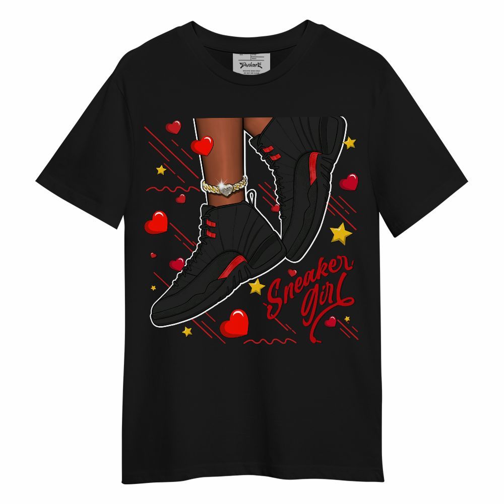 Shirt To Match Bloodline 12s - SNEAKER Girl Heart Flying Graphic