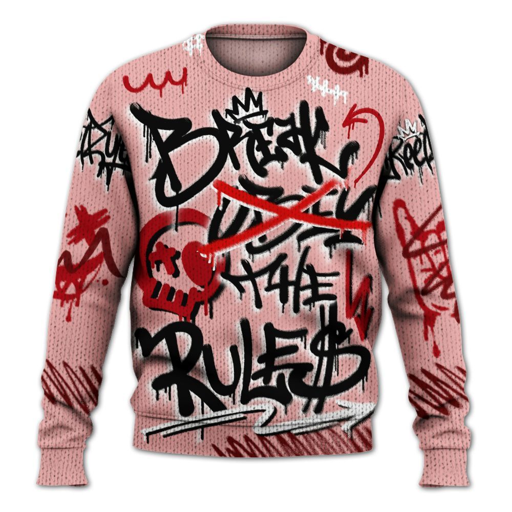 Knitted Sweater To Match Low Valentines Day 1s - Break Rules Streetwear