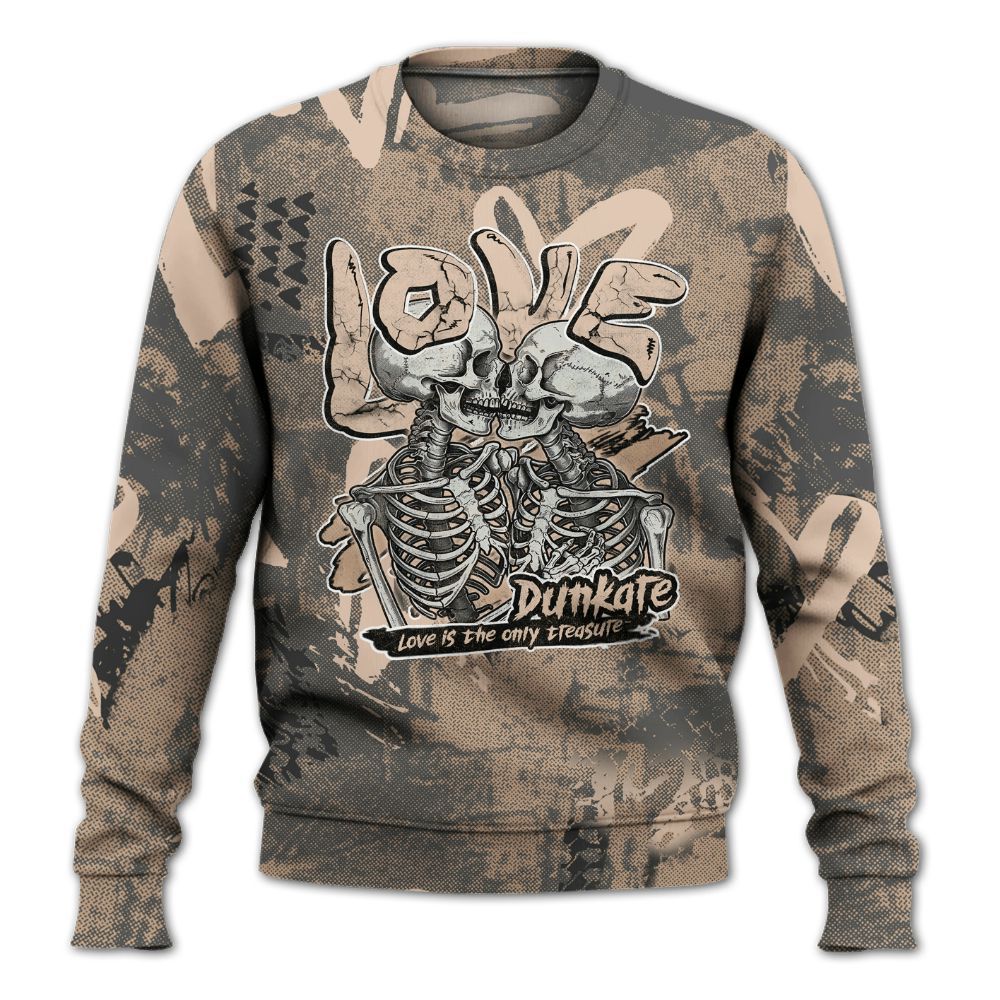 Sweatshirt To Match Kobe 9 EM Mamba - Skull Love All Over Print