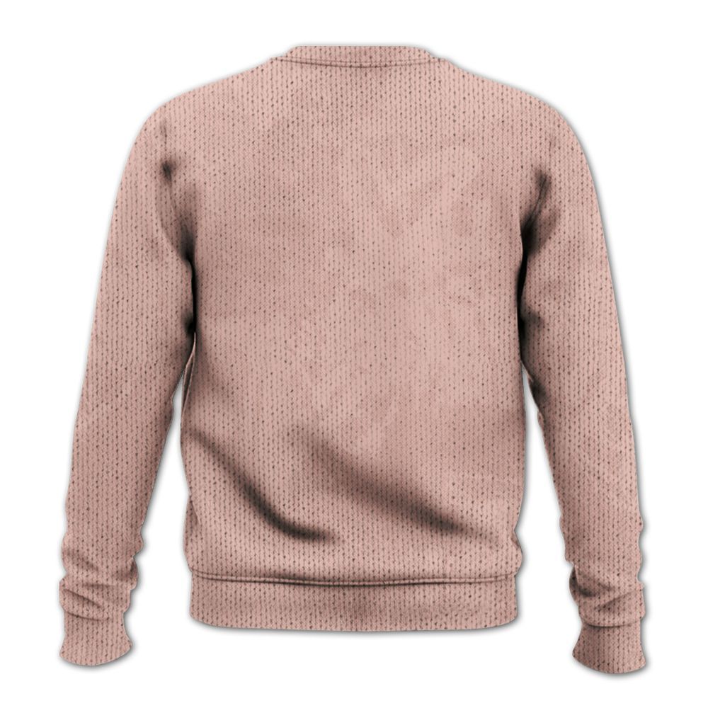 Knitted Sweater To Match Dunk Low Pink Velvet - Sincere Fondness Bear