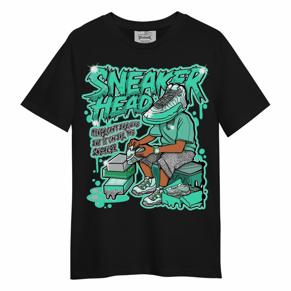 Shirt To Match Black Green Glow 3s - Sneakers Headache Graphic Unisex Shirt