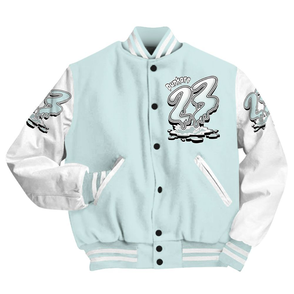 Varsity Jacket To Match Low Fiberglass 11s - Custom Name 23 Drip All Over Print