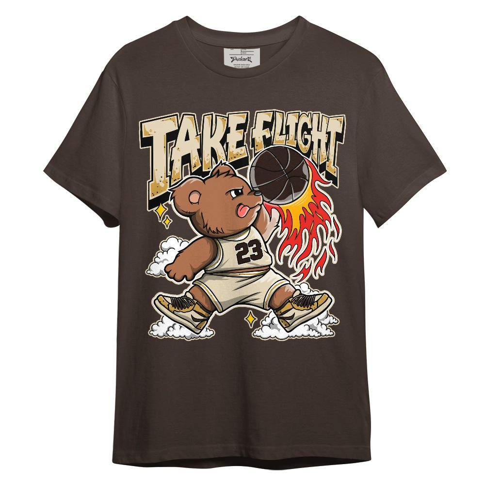 Shirt To Match 2025 Retro Earth 5s Shirt - Number 23 Basketball Bear Graphic