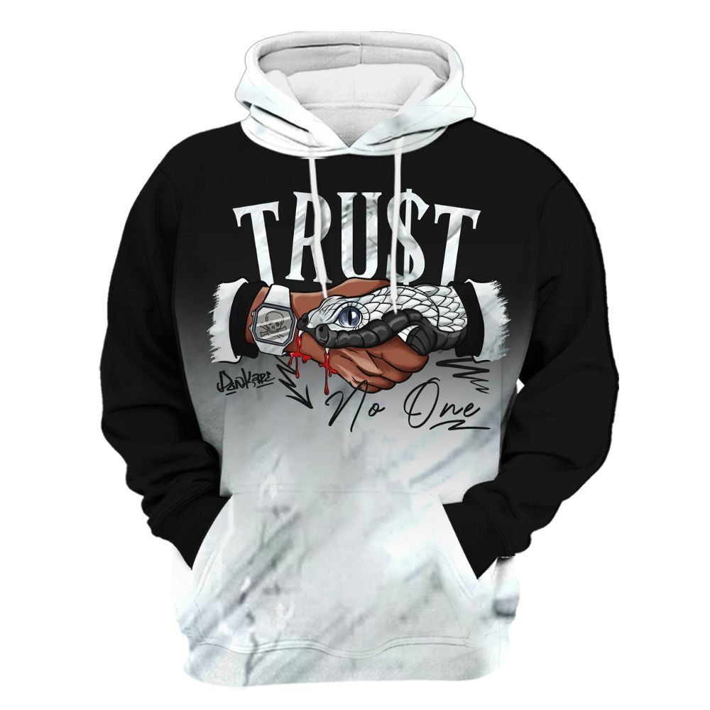 Hoodie To Match Air Foamposite Jin Kazama - Snake Trust No One Drip All Over Print