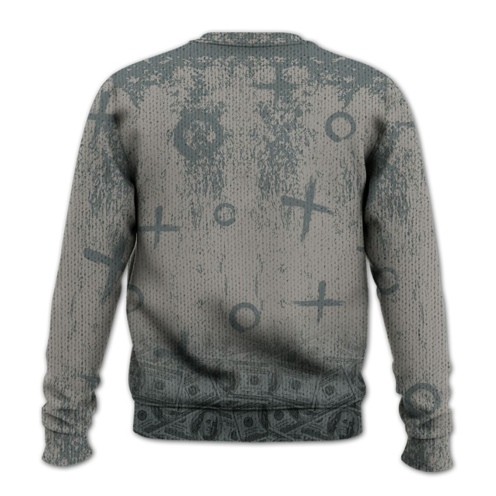 Knitted Sweater To Match Cool Grey 9s - Selfmade Unique Drip