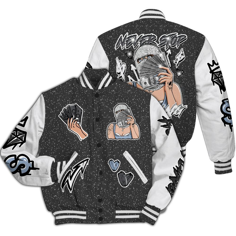 Varsity Jacket To Match Reverse Oreo 6s - Hustling Unique All Over Print