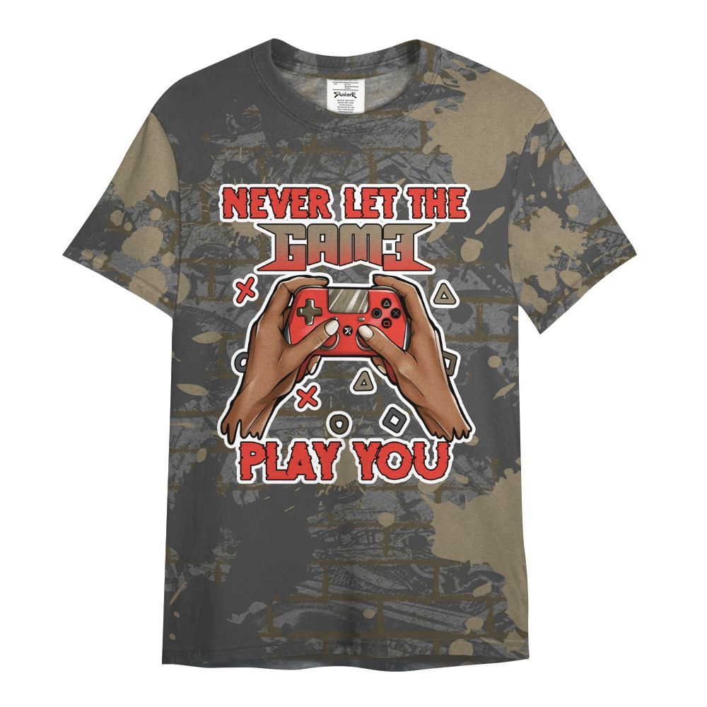 Shirt To Match Olive 9s - PlayGame Human Brick All Over Print