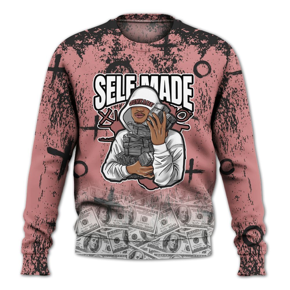 Sweatshirt To Match Low OG Rust Pink 1s - Selfmade Unique Grunge All Over Print