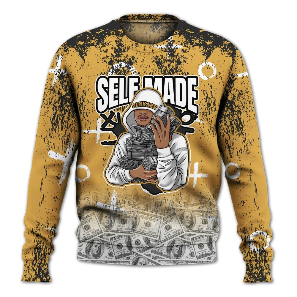 Sweatshirt To Match Low OG Rookie Of The Year 1s - Selfmade Unique Grunge All Over Print