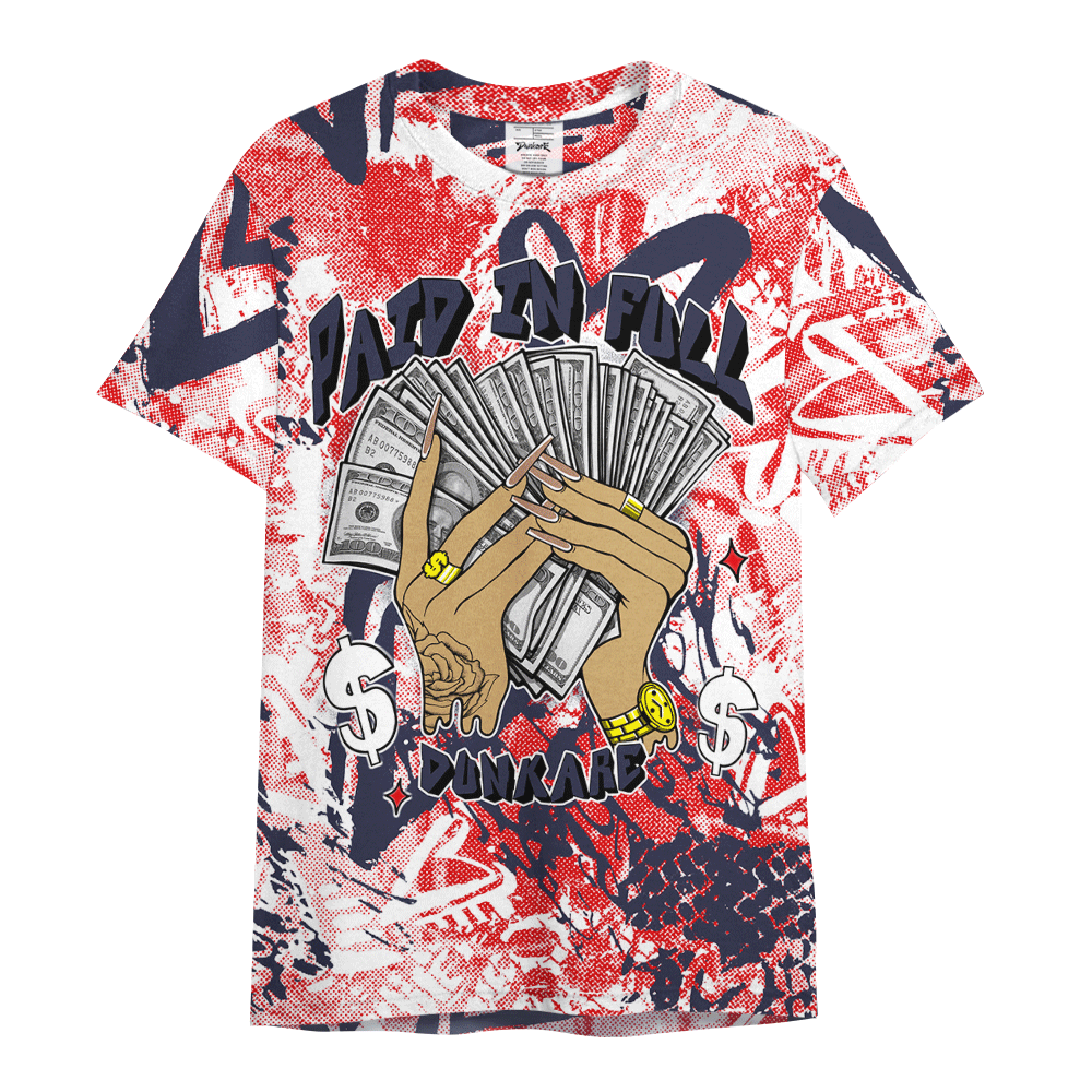 Shirt To Match Low OG Howard Bison 1s - Paid In Full Unique Heart Grunge Shirt Unisex