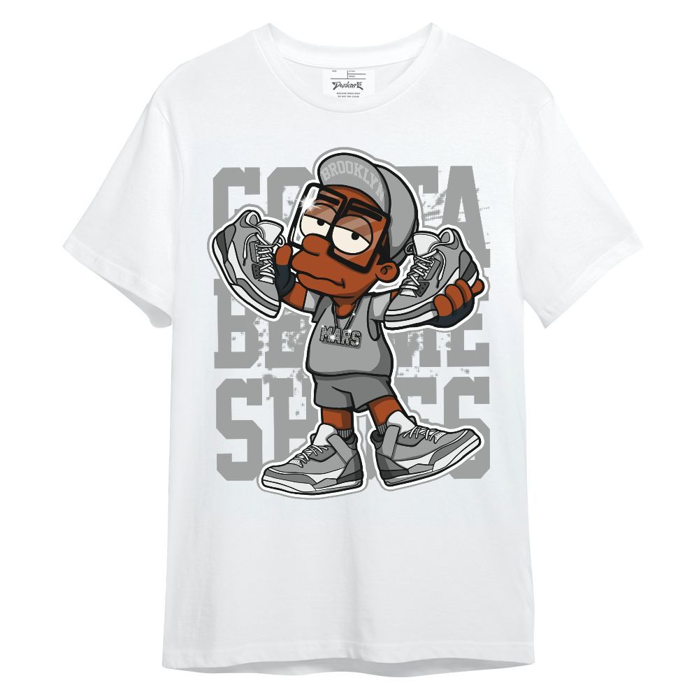 Shirt To Match Black Wolf Grey 12s - Gotta Sneakers Graphic Unisex Shirt