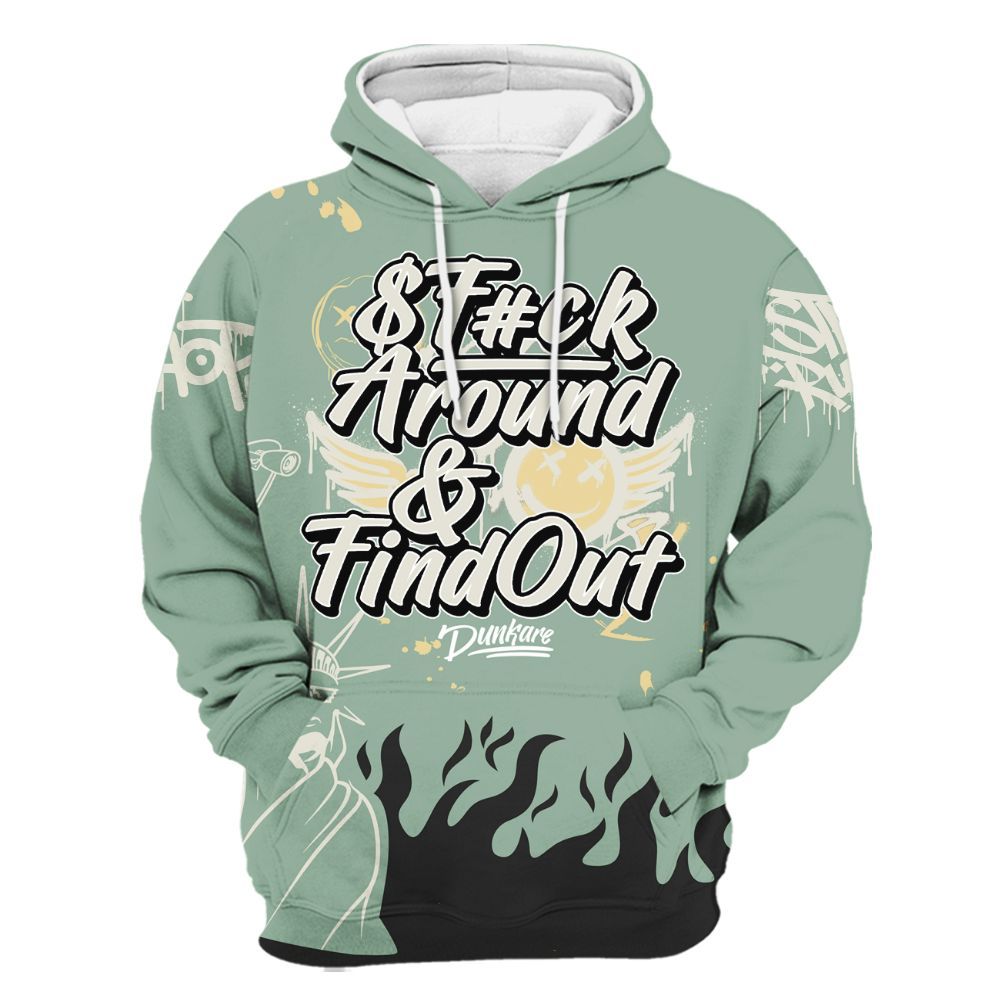 Hoodie To Match Joins Year Of The Snake 5s - Graphic Fck Around Find Out All Over Print