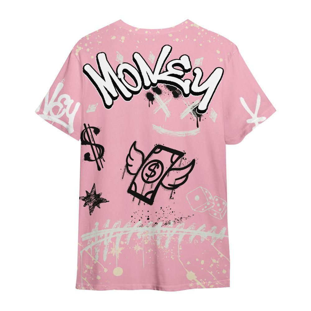 Shirt To Match Low OG Shy Pink 1s - Everybody Paid In Full Crayon All Over Print