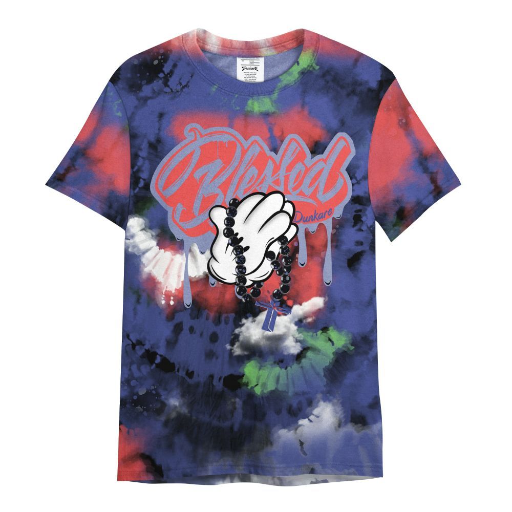 Shirt To Match KD 4 Nerf - God Blessed Tie Dye All Over Print
