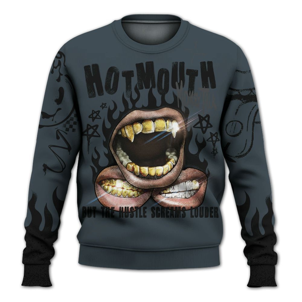 Sweatshirt To Match Air Max Sunder Gore Tex Black - Mouth Burning Street Style All Over Print