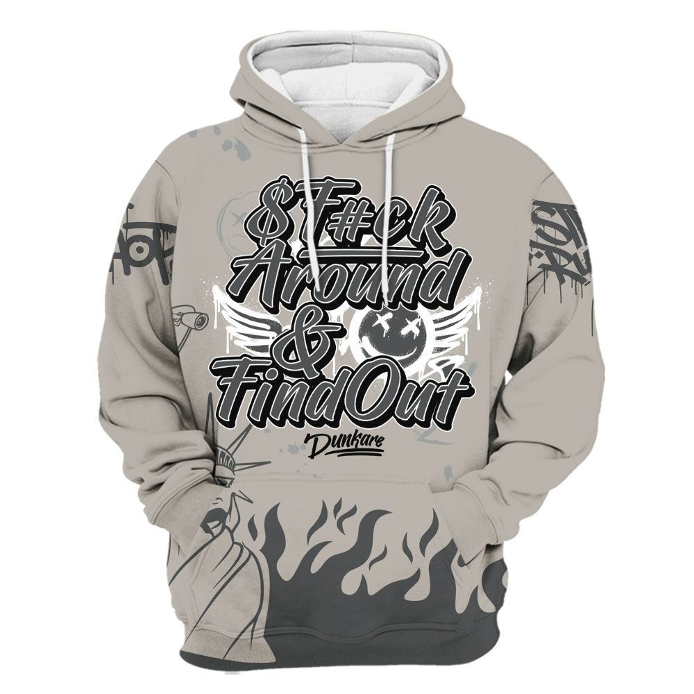 Hoodie To Match Dunk Low Appears Oreo - Graphic Fck Around Find Out All Over Print