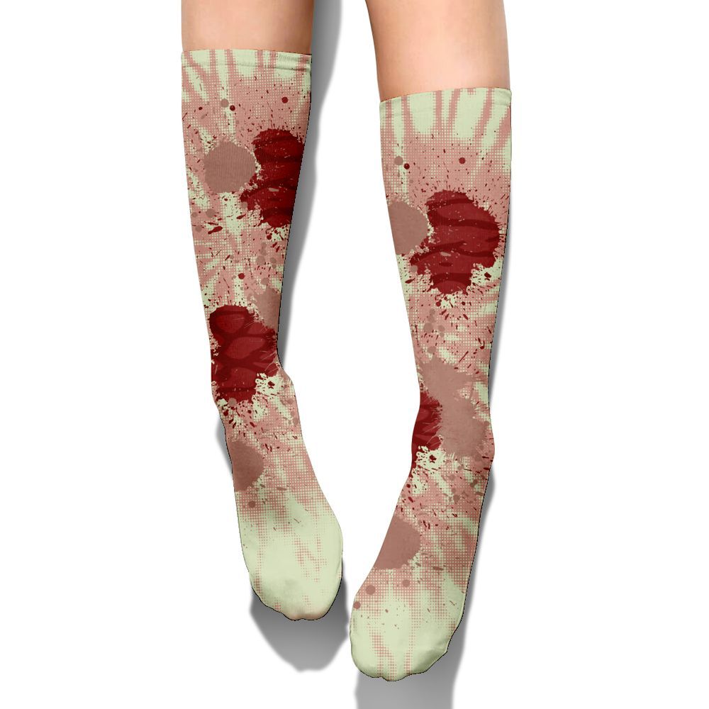 Sock To Match Valentines Day 3s - Tie Dye Graphic