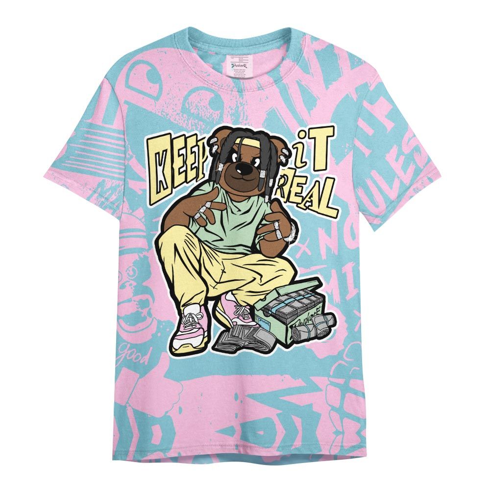 Shirt To Match SB Dunk Low Visty - Keep_in Auth Bear Monogram Graffiti Shirt Unisex