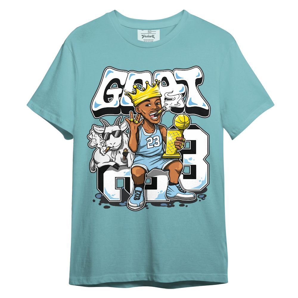 Shirt To Match Legend Blue 11s - G.O.A.T Number 23 Unisex Shirt