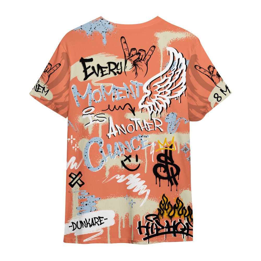 Shirt To Match Dunk Low Strawberry Waffle - 8Mile Movie Graffiti All Over Print