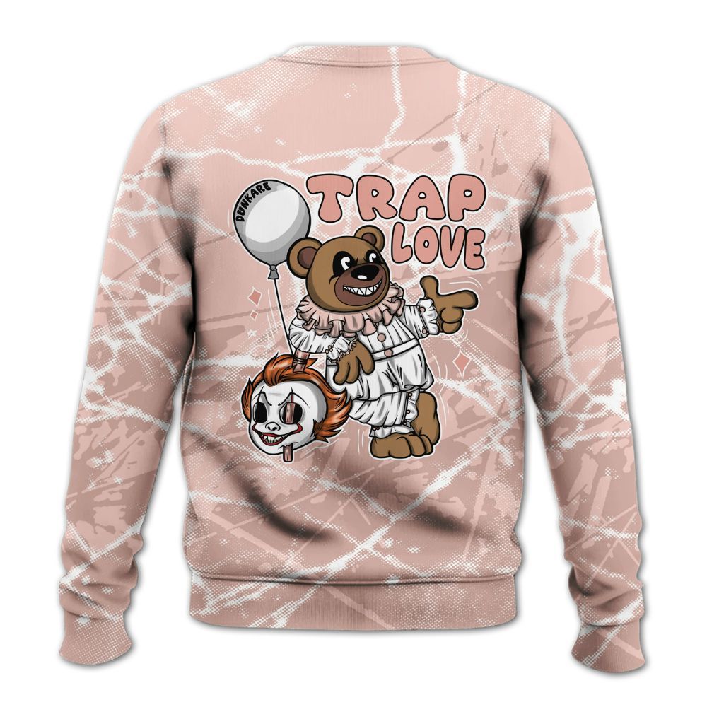 Sweatshirt To Match Low Legend Pink 11s - Trap Loves Bear Profound All Over Print