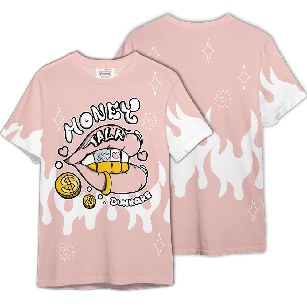 Shirt To Match Low Legend Pink 11s - Graphic Money Talk Shirt Outfit